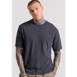 Relaxed fit t-shirt με τσέπη στο στήθος