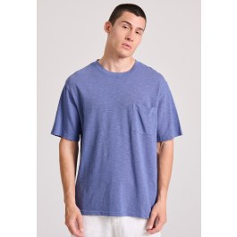 Relaxed fit t-shirt με τσέπη στο στήθος