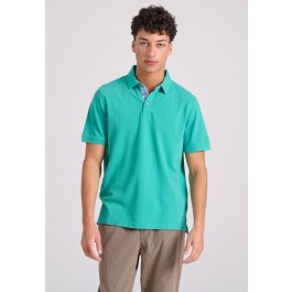 Polo shirt with embroidery on the sleeve