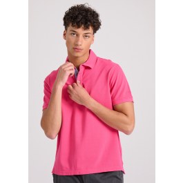 Polo shirt with embroidery on the sleeve