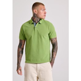 Polo shirt with embroidery on the sleeve