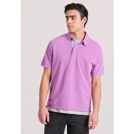 Polo shirt with embroidery on the sleeve