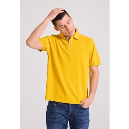 Polo shirt with embroidery on the sleeve