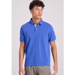 Polo shirt with embroidery on the sleeve