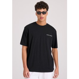 Relaxed fit t-shirt με embossed τύπωμα στην πλάτη