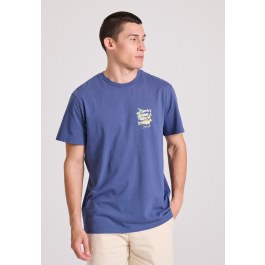 T-shirt με floral frame τύπωμα στην πλάτη