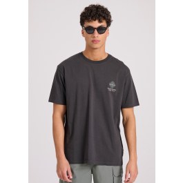 Relaxed fit t-shirt με abstract τύπωμα από οργανικό βαμβάκι