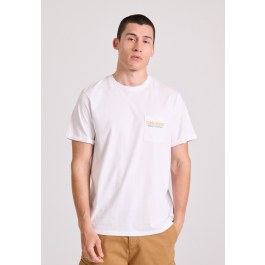 T-shirt με tropical τύπωμα από οργανικό βαμβάκι