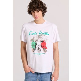 T-shirt με vintage photographic τύπωμα