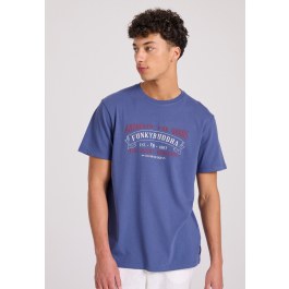 T-shirt with vintage text artwork print