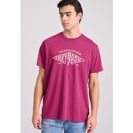 T-shirt με branded text artwork τύπωμα