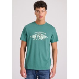 T-shirt με branded text artwork τύπωμα