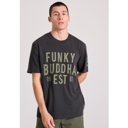 Relaxed fit t-shirt με Funky Buddha τύπωμα
