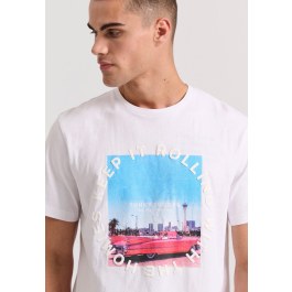 T-shirt με vintage photographic τύπωμα