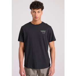 T-shirt με floral frame τύπωμα στη πλάτη