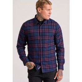 Flannel καρό πουκάμισο με τσέπη στο στήθος