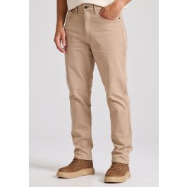 Loose tapered fit casual παντελόνι σε ζακάρ ύφανση