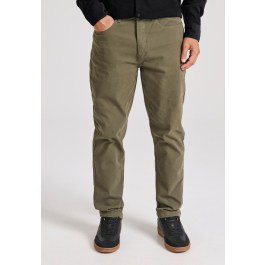 Loose tapered fit casual παντελόνι σε ζακάρ ύφανση