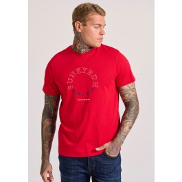 T-shirt με graphic τύπωμα στο στήθος