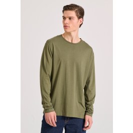 Relaxed fit t-shirt με raw edges