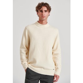 Ανδρικό πουλόβερ με στρογγυλή λαιμόκοψη