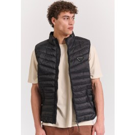 Ανδρικό αμάνικο καπιτονέ μπουφάν