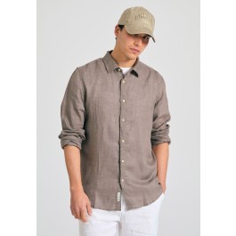 Garment dyed λινό πουκάμισο - The essentials