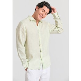 Garment dyed λινό πουκάμισο - The essentials