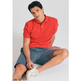 Polo μπλούζα με κεντημένο logo - The essentials