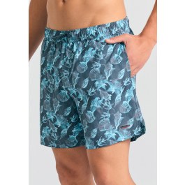 Ανδρικό μαγιό με floral τύπωμα
