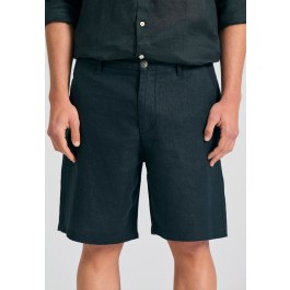 Ανδρική comfort fit λινή βερμούδα
