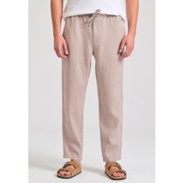 Ανδρικό comfort fit λινό chino παντελόνι