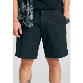 Loose fit linen blend chino shorts