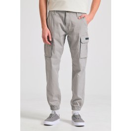 Men's cargo pants with cuffed hem