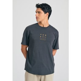 Relaxed t-shirt με text artwork τύπωμα στην πλάτη