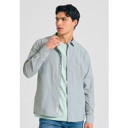 Yarn dyed oxford striped shirt
