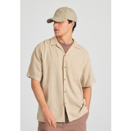 Κοντομάνικο relaxed fit πουκάμισο από λινό και lyocell