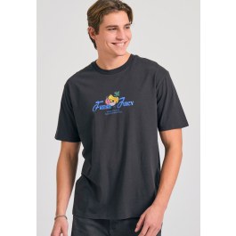 Relaxed fit t-shirt με τύπωμα στην πλάτη