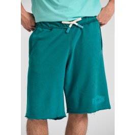 Oversized αθλητική βερμούδα με Funky Buddha τύπωμα