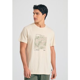 T-shirt with abstract frame print