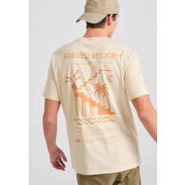 Relaxed fit t-shirt με ethnic look τύπωμα