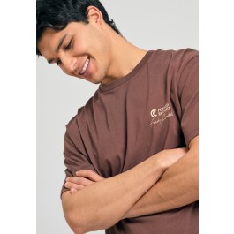 Relaxed fit t-shirt με ethnic look τύπωμα