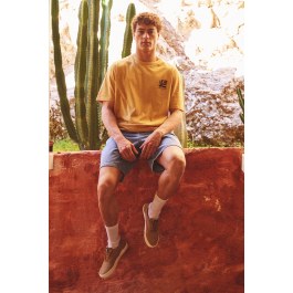 Relaxed t-shirt από οργανικό βαμβάκι με abstract τύπωμα