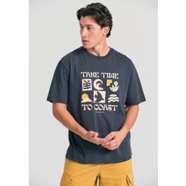 Relaxed fit t-shirt με graphic τύπωμα