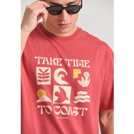 Relaxed fit t-shirt με graphic τύπωμα
