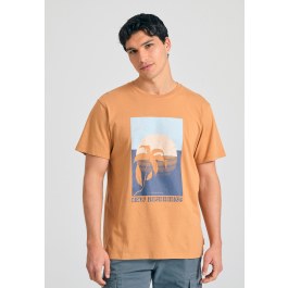 T-shirt με photographic τύπωμα στο στήθος