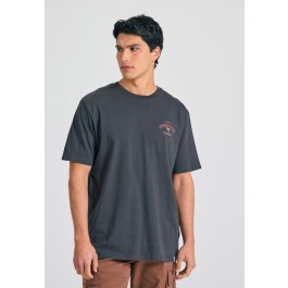 Relaxed t-shirt with tropical print on the back