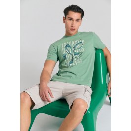 Organic cotton t-shirt with photographic print