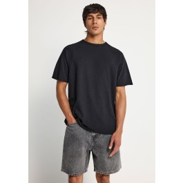 Relaxed fit t-shirt από φλάμα