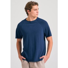 Relaxed fit t-shirt από φλάμα